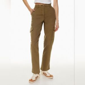 Aritzia Wilfred Free Modern Cargo Pant Rustical Brown Tapered Size 00